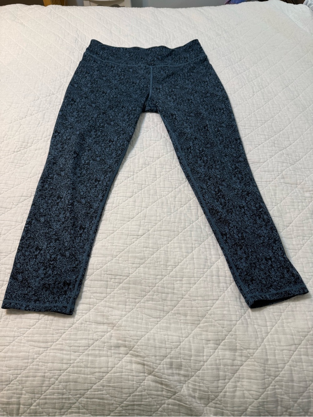 Women's Heathered Teal Active Leggings